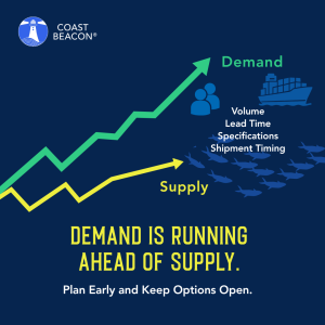Scaling seafood supply volume